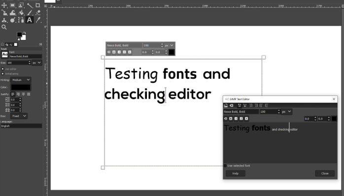 testing fonts 2