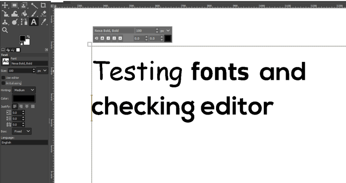 testing fonts 3