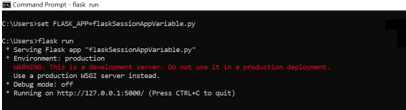 Flask Environment Variables 2