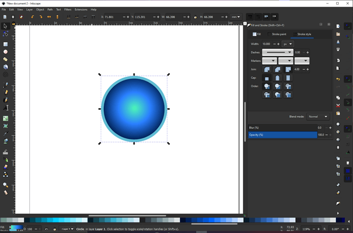 Inkscape gradient output 8