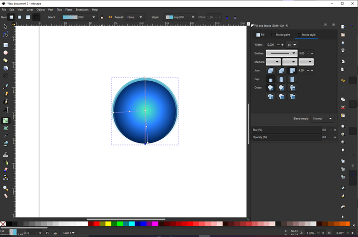 Inkscape gradient output 9