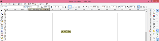 Inkscape text output 3