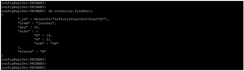 MongoDB findOne()-1.3....
