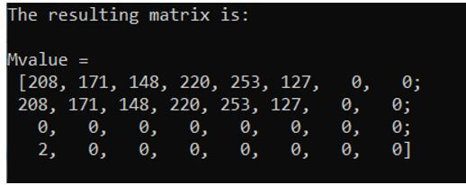 C++ to create a matrix
