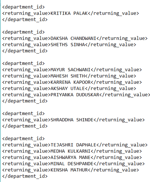 Oracle XMLAGG output 7
