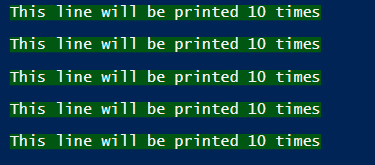 PowerShell do while output 4