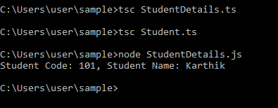 TypeScript module output 3