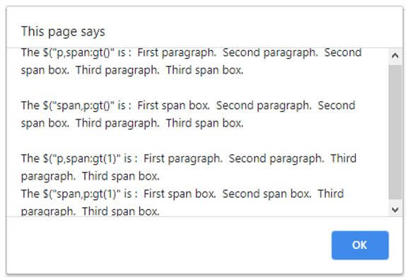 Once we click on the button
