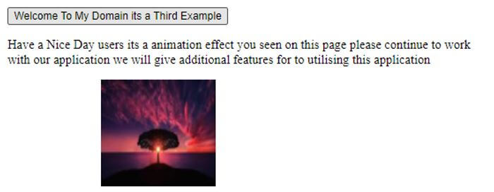 After clicking on the Ok button