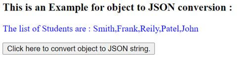 jQuery object to JSON 1