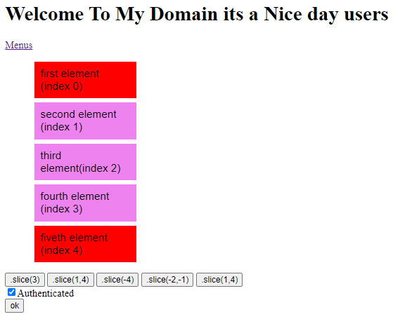 jQuery slice output 2