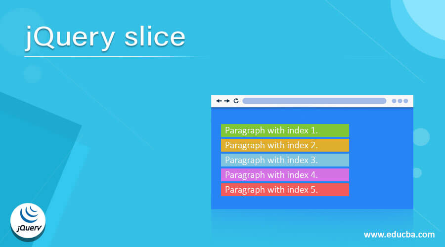 jQuery slice