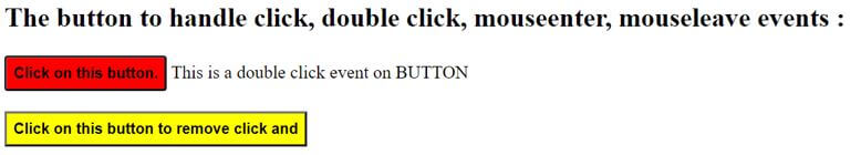 When we double click