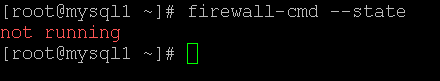 CentOS disable firewall output 1