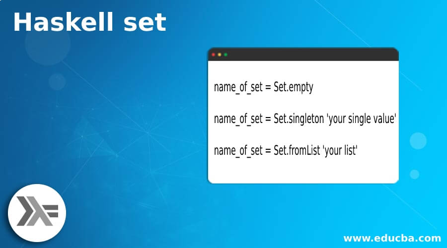 Haskell set