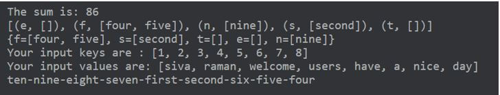 we used the collections concepts