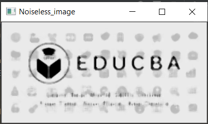 OpenCV Median Filter Example 1