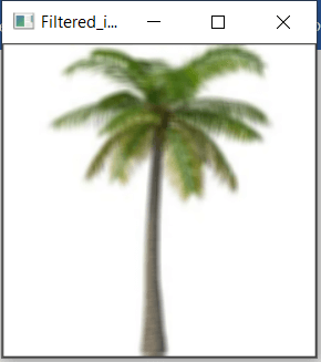 OpenCV filter2d output 1