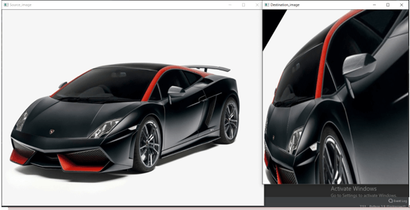 OpenCV warpPerspective() 2