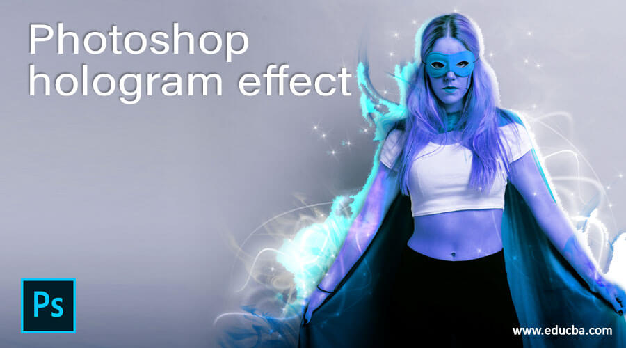 Photoshop hologram effect