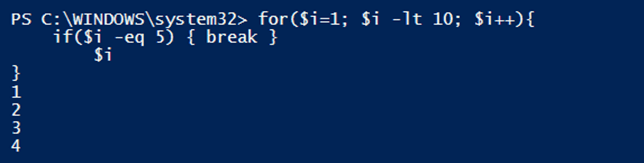 PowerShell Exit-1.2