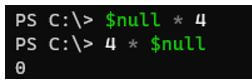 PowerShell null 17
