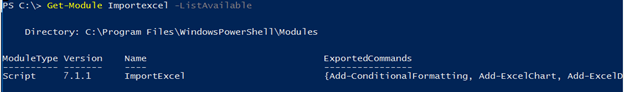 PowerShell uninstall module output 3