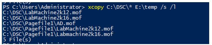PowerShell xcopy 5