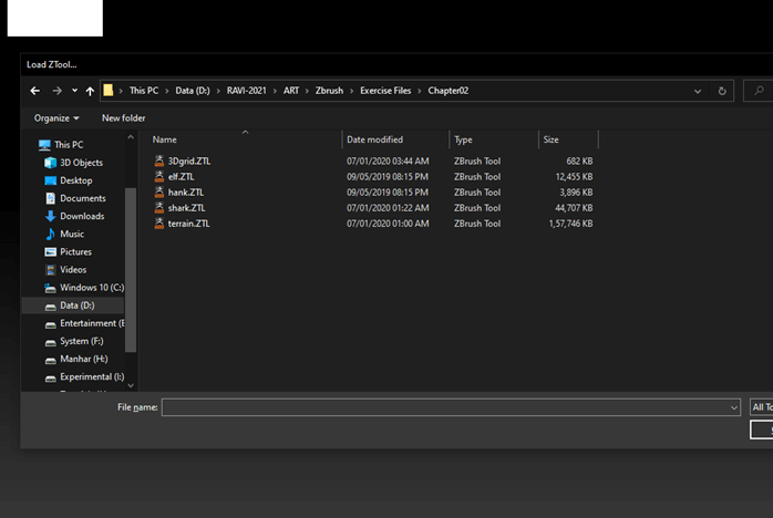 ZBrush sculpting output 3