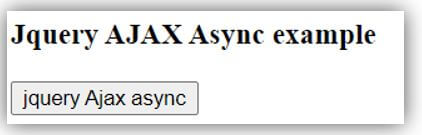 jQuery Ajax async 1