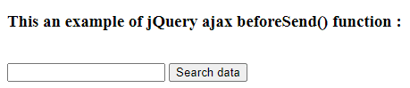 jQuery ajax beforeSend output 3