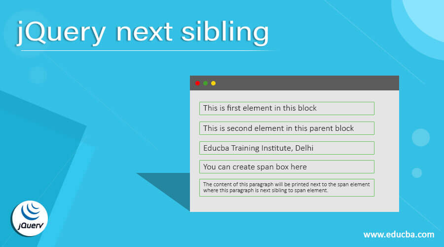 jQuery next sibling