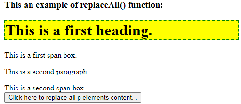jQuery replaceAll 4