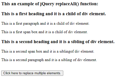 jQuery replaceAll 5