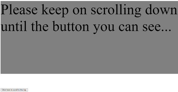 jQuery scroll animation output 1