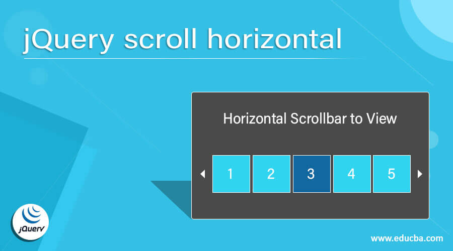 jQuery scroll horizontal