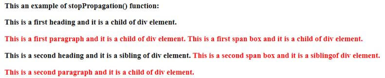 jQuery stopPropagation 4