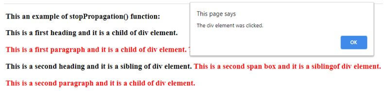 jQuery stopPropagation 8