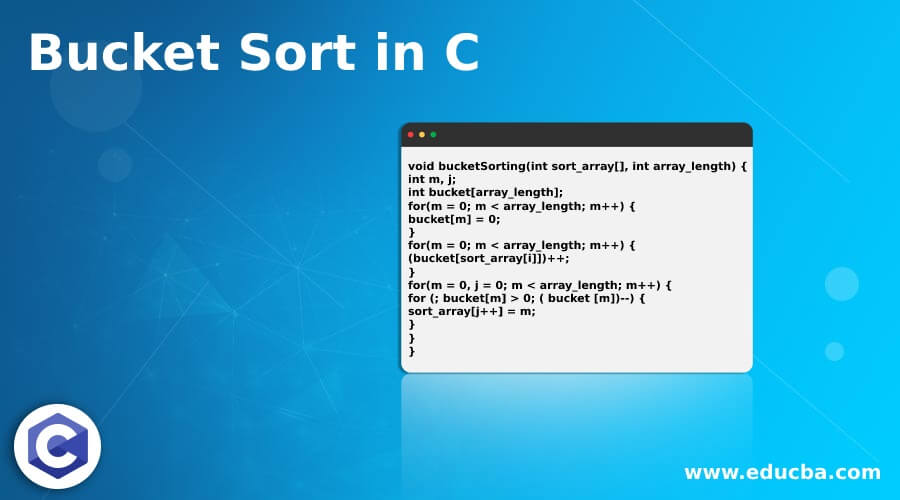 Bucket Sort in C