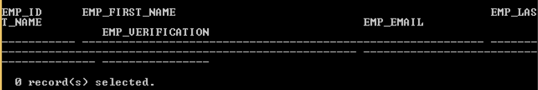 DB2 Describe Table Example 2 DB2 Describe Table Example 2