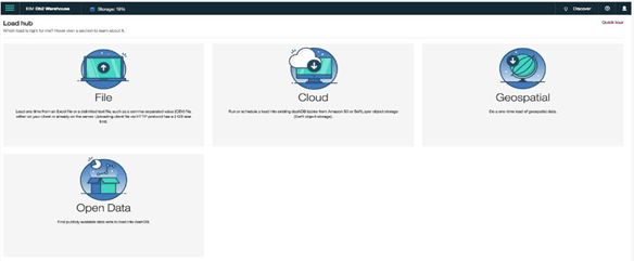 DB2 warehouse output 2