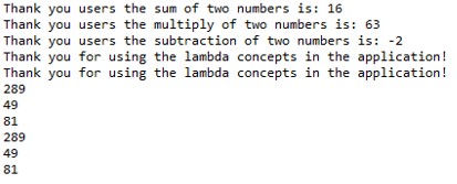 Kotlin lambda output 2