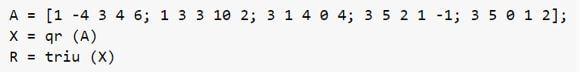Matlab QR 4