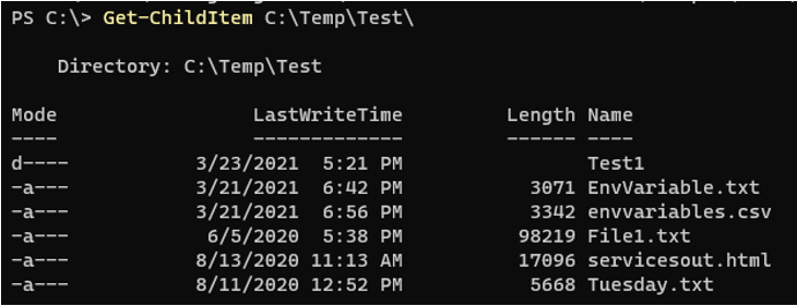 PowerShell Delete Folder Example 1 PowerShell Delete Folder Example 1