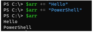 PowerShell add to array 2