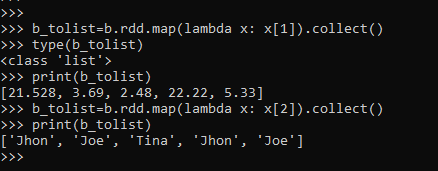 PySpark Column to List 3
