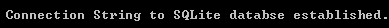 SQLite String Connection 4