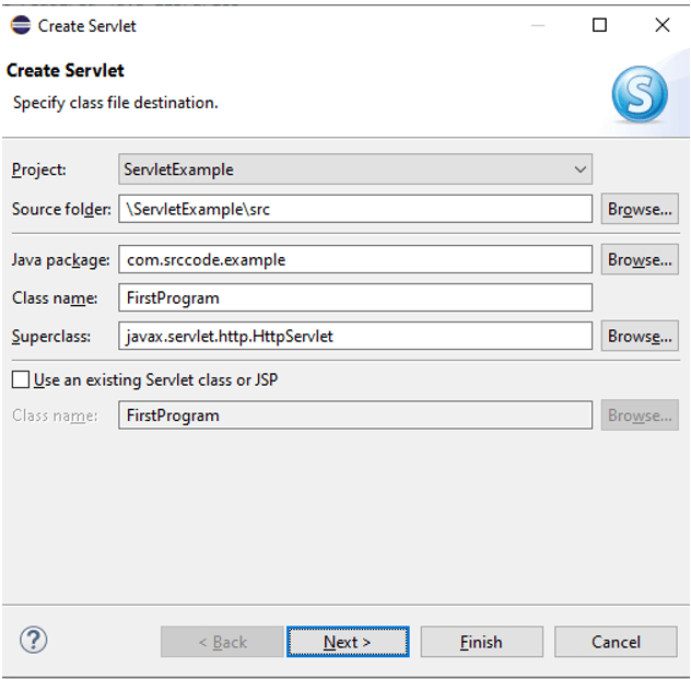 Servlet in Java Example 4A Servlet in Java Example 4A