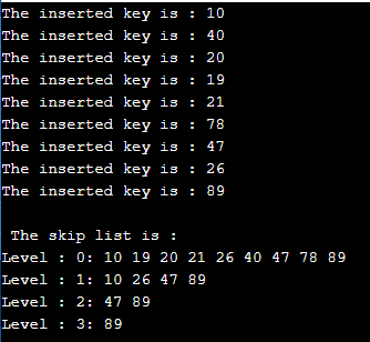 Skip list C++ | LaptrinhX