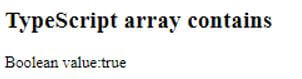 TypeScript Array Contains 2